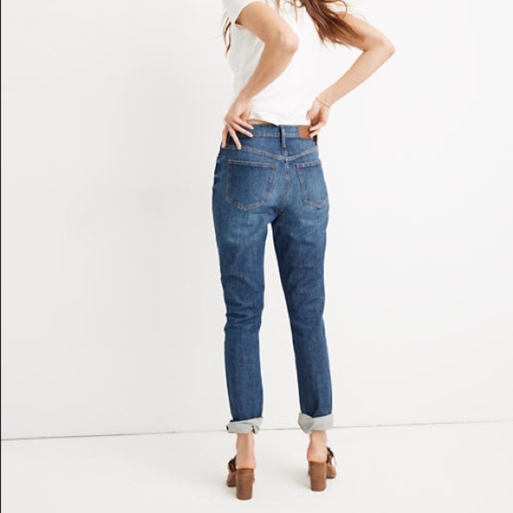 Madewell The High-Rise Slim Boyjean: Eco Edition Jeans